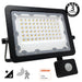 50W NEW AVANT LED Floodlight with PIR Motion Sensor 4000K - LED