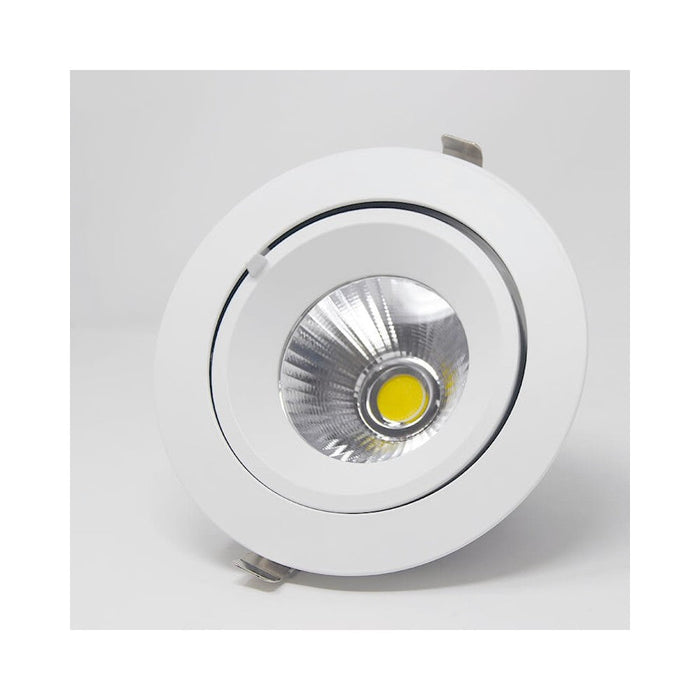 50W Round Adjustable LED Spotlight 4000k - LED Spotlight - Ledex Lighting UK