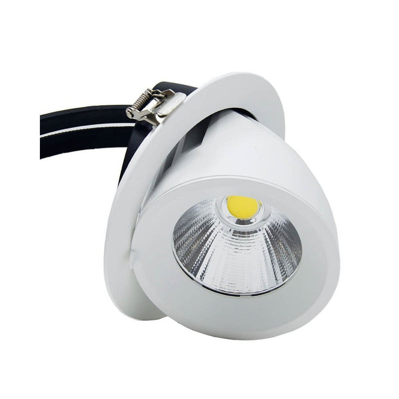 50W Round Adjustable Recessed LED Spotlight 6000K - LED Spotlight