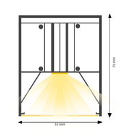 50W White Linkable Linear POLARIS LED Pendant Light 150cm 3 CCT - Ceiling Light Fixtures - Linear Lights