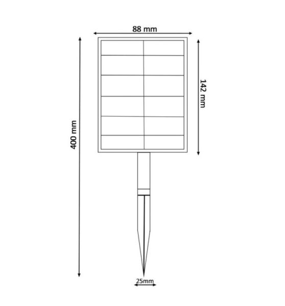 10M Solar LED Strip 2700K - IP65