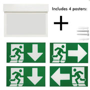 5W Double Sided LED Emergency Exit Sign Light - 2 - 4 Working days - Emergency LED