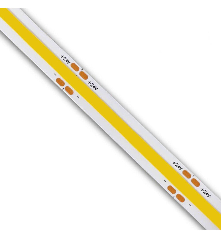 5m 24V LED Strip COB 15W/m 512LED/m 1800lm/m 10mm IP20 CRI90