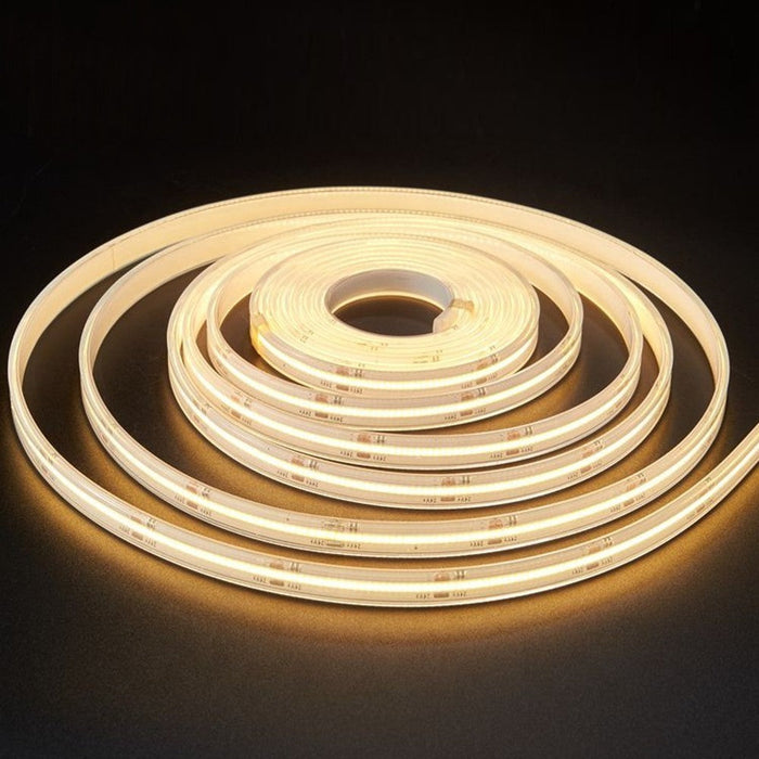 5m Self-adhesive 24V COB LED Strip 512LED/m 2700K - LED Strip - Ledex Lighting UK