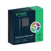 5m Solar LED Strip Kit 60LEDs/M RGB IP67 - Landscape Pathway Lighting - Solar Lighting