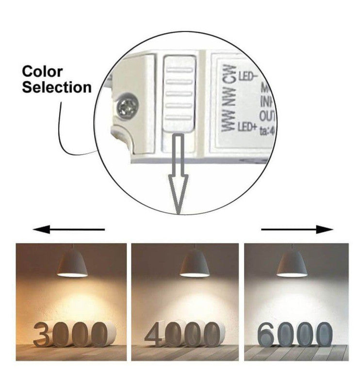 5W 8W 12W Surface Mounted Adjustable FENIX LED Spotlight 3 CCT - Flood & Spot Lights - Downlights