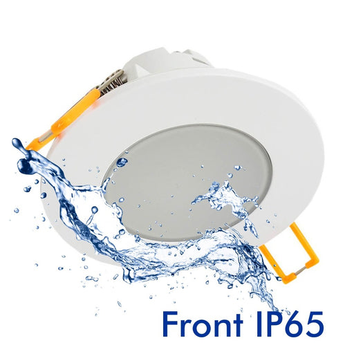 5W Outdoor Waterproof LED Downlight in White 6000K Cut-out 65mm - Ceiling Light Fixtures - Downlights