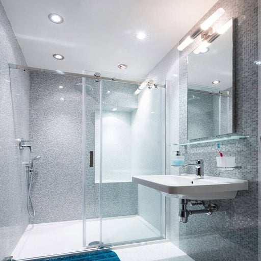 5W Outdoor Waterproof LED Downlight in Nickel 6000K - LED Spotlight