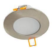 5W Outdoor Waterproof LED Downlight in Nickel 6000K - LED Spotlight