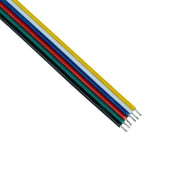6-Core x 0.5mm Connector Cable for LED Strip RGB + CCT 12-24V - Cables - Track Lighting