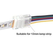 6-Core x 0.5mm Connector Cable for LED Strip RGB + CCT 12-24V - Cables - Track Lighting
