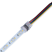 6 Pin Cable-to-strip Connector for 12mm LED SMD Strip 12V-24V RGB + CCT IP20 - Electronics Component Connectors
