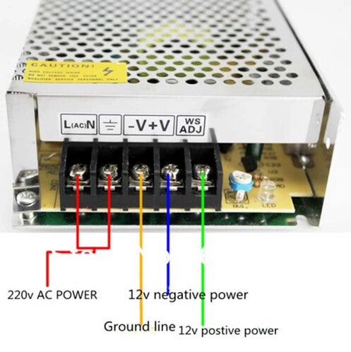 60W 12V DC Power Supply 5A