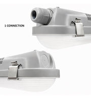 60W 50W 40W 30W Tri-Proof LED Batten 150cm with GXtronic Driver and OSRAM Chip 3CCT IP66