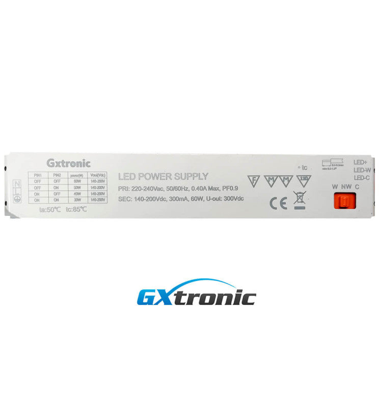 60W 50W 40W 30W Tri-Proof LED Batten 150cm with GXtronic Driver and OSRAM Chip 3CCT IP66