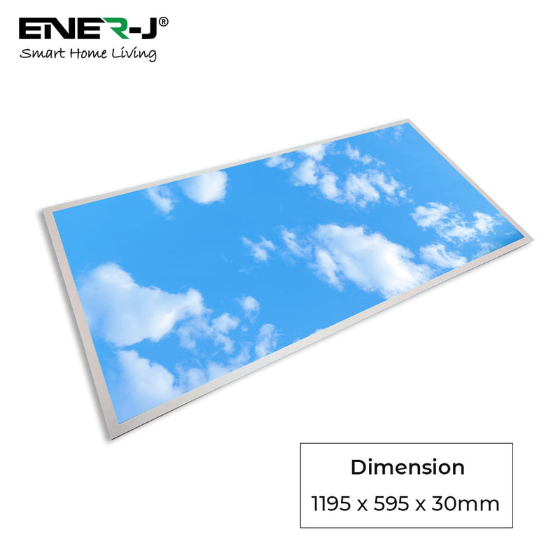60W Fake Sky LED Backlit Panel with 2D Picture 1195x595mm - Ceiling Light Fixtures - Panels