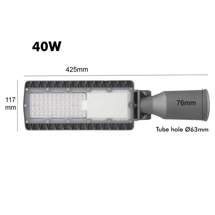 60W HALLEY LED Streetlight with BRIDGELUX Chip 4000K - LED Streetlight - Ledex Lighting UK