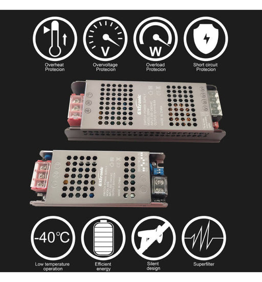 60W TECMO Switching Power Supply 12V Output - Power - Accessories
