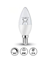 6W E14 LED Candle Bulb with Lens 4000K - LED Light Bulbs - Lamps