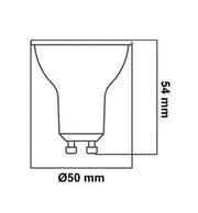 6W GU10 Glass LED Bulb with SAMSUNG Chip 3000K - LED Light Bulbs - Lamps