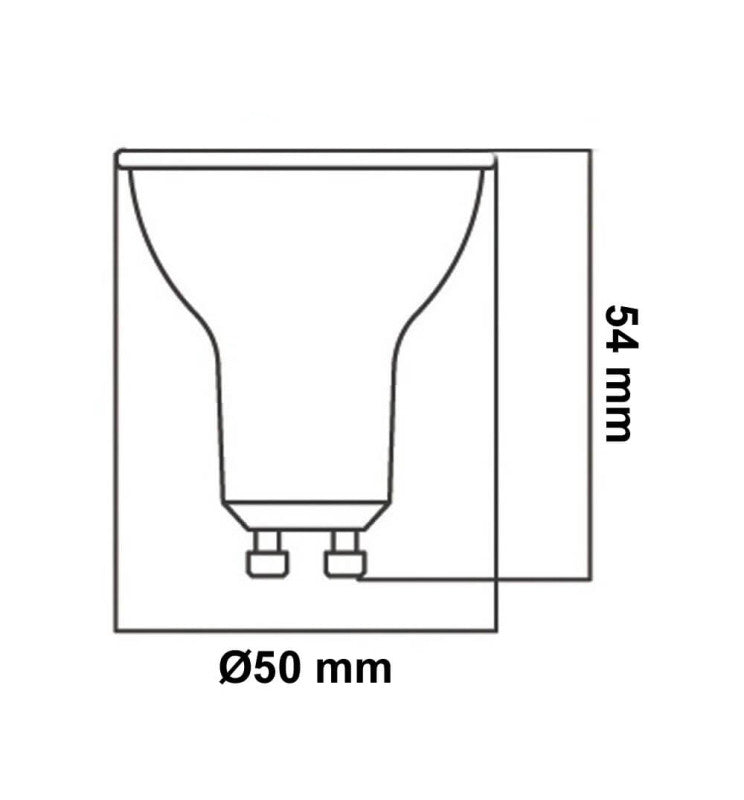 6W GU10 Glass LED Bulb with SAMSUNG Chip 3000K - LED Light Bulbs - Lamps