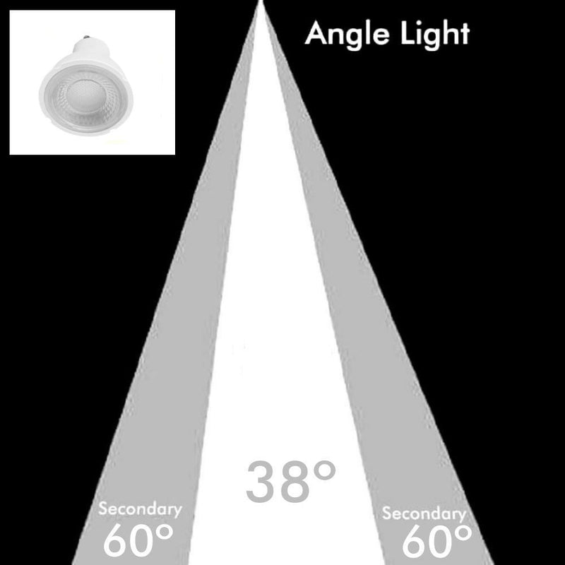6W GU10 LED Bulb with OSRAM Chip Clear Cover 4000K - LED Light Bulbs - Lamps