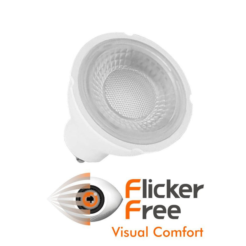 6W GU10 LED Bulb with OSRAM Chip Clear Cover 6000K - LED Light Bulbs - Lamps