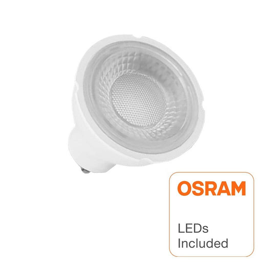 6W GU10 LED Bulb with OSRAM Chip Clear Cover 6000K - LED Light Bulbs - Lamps