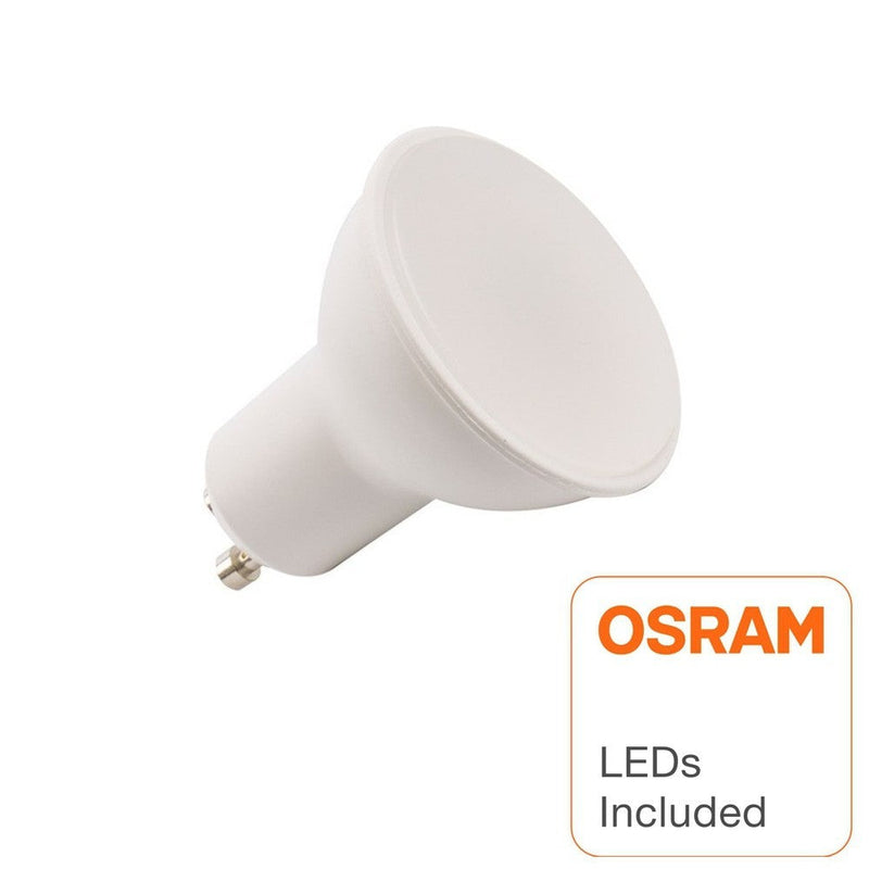 6W GU10 LED Bulb with OSRAM Chip Milky Cover 3000K - GU10 Bulb - Ledex Lighting UK