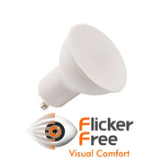 6W GU10 LED Bulb with OSRAM Chip Milky Cover 6000K - LED Light Bulbs - Lamps