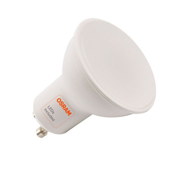 6W GU10 LED Bulb with OSRAM Chip Milky Cover 6000K - GU10 Bulb