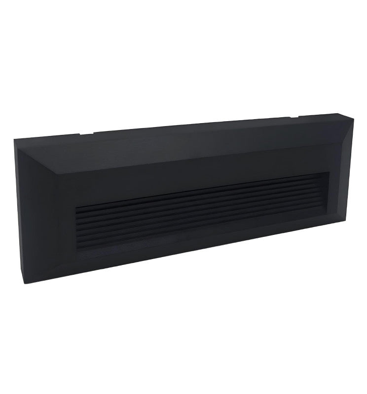 6W KOUVOLA LED Wall Light in Black IP65 3CCT - Wall Light Fixtures - Bollard Lights