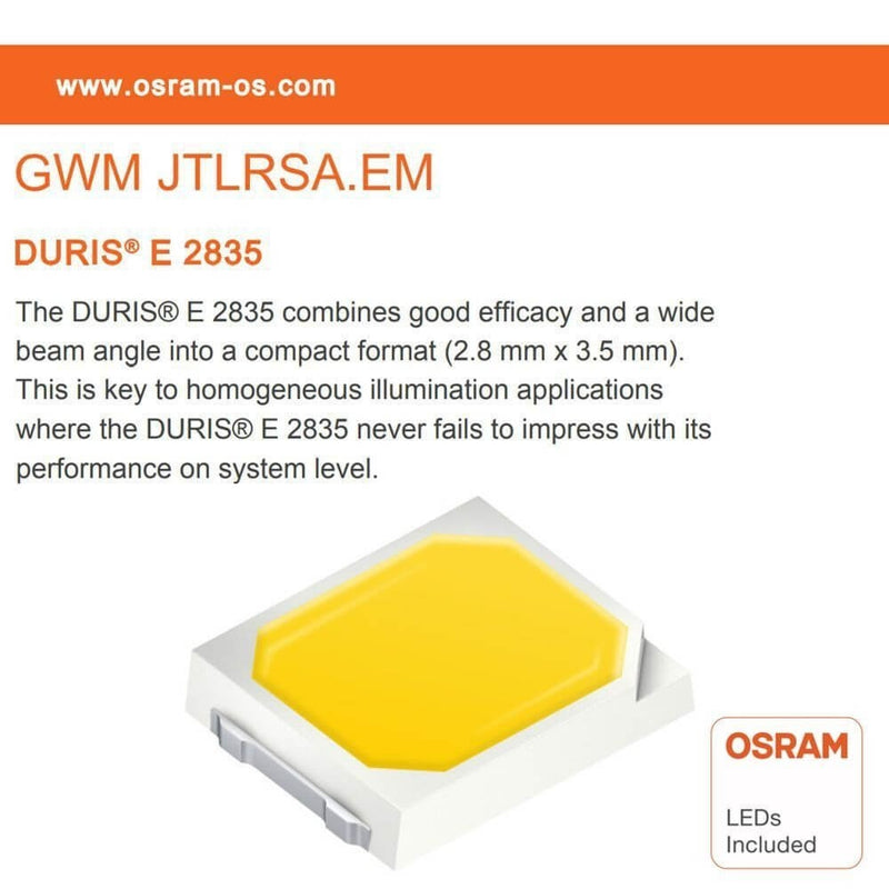 6W E27 G45 LED Bulb with OSRAM Chip 3000K - E27 Bulb