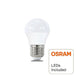 6W LED Bulb E27 G45 6000K - E27 Bulb - Ledex Lighting UK