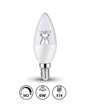 6W E14 LED Candle Bulb with Lens 4000K - E14 Candle Bulb