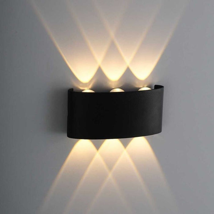 6W LED Outdoor Wall Light with CREE chip 3000K - LED Wall lighting - Ledex Lighting UK