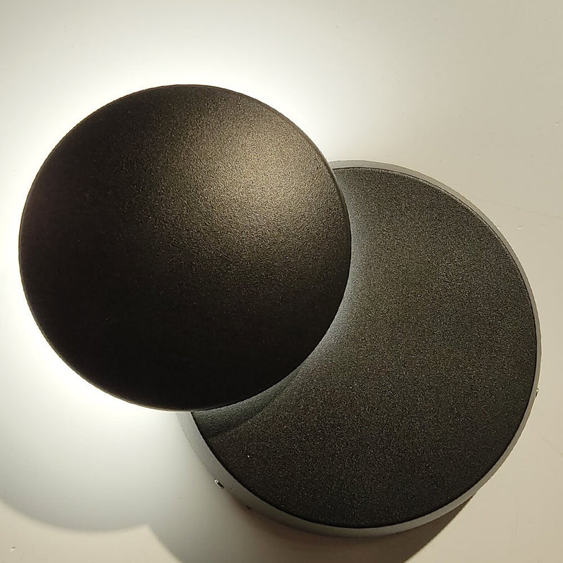 6W Modern APOLO LED Wall Light in Black 5000K - Wall Light Fixtures - Decorative Lighting