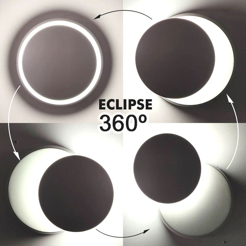 6W Modern APOLO LED Wall Light in Black 5000K - Wall Light Fixtures - Decorative Lighting