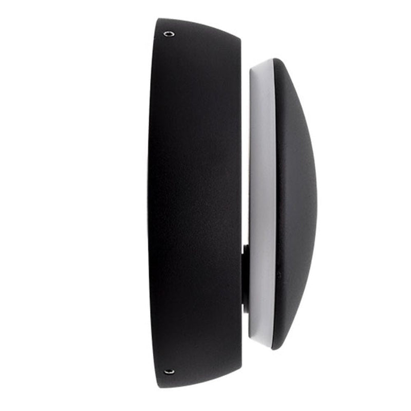 6W Modern APOLO LED Wall Light in Black 5000K - Wall Light Fixtures - Decorative Lighting