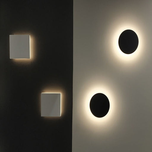 6W Modern APOLO LED Wall Light in Black 5000K - Wall Light Fixtures - Decorative Lighting