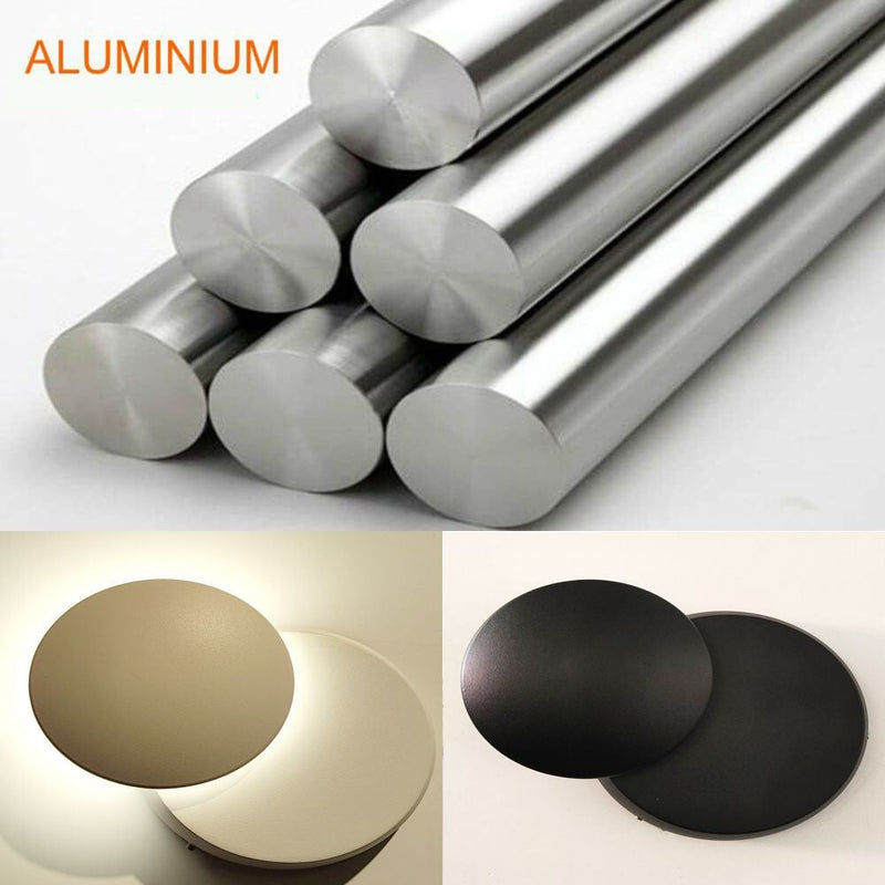 6W Modern APOLO LED Wall Light in Black 5000K - Wall Light Fixtures - Decorative Lighting