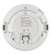 6W Round MOSS LED Ceiling Light White with Adjustable Cut Out 3 CCT - Ceiling Light Fixtures - Downlights