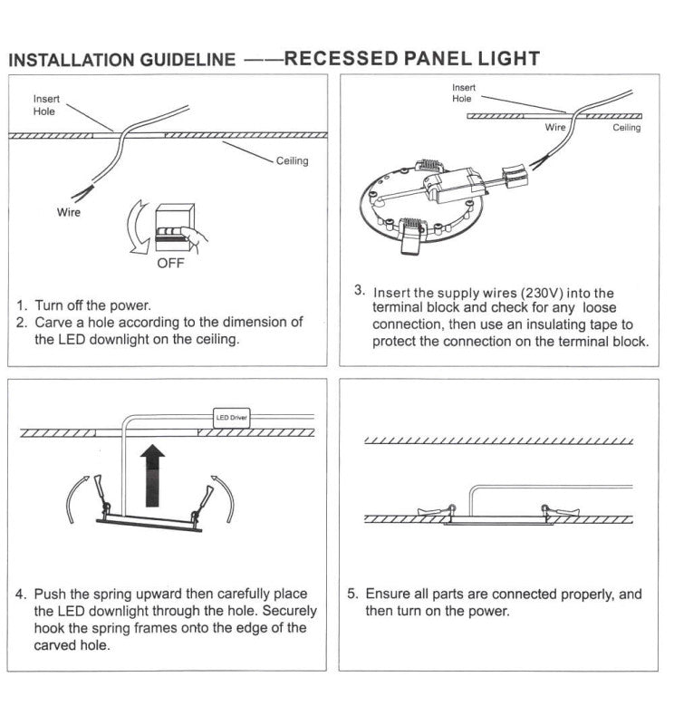 6W Round Slim LED Downlight with OSRAM Chip 4CCT - Ceiling Light Fixtures - Downlights