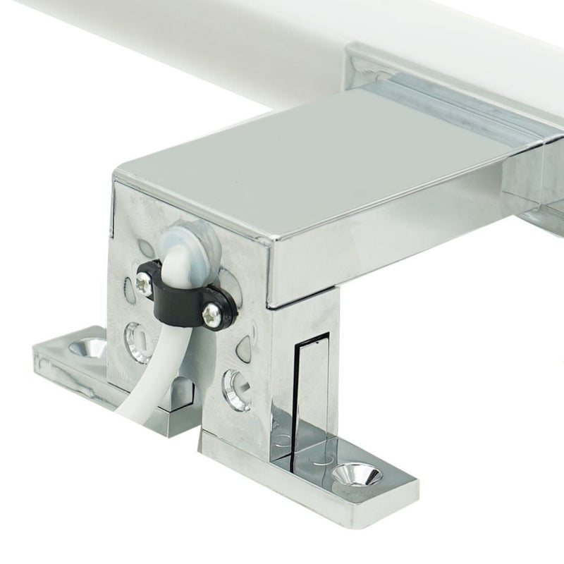 7W Chrome GRINDA LED Wall Light 4000K - Lighting - Decorative Lighting