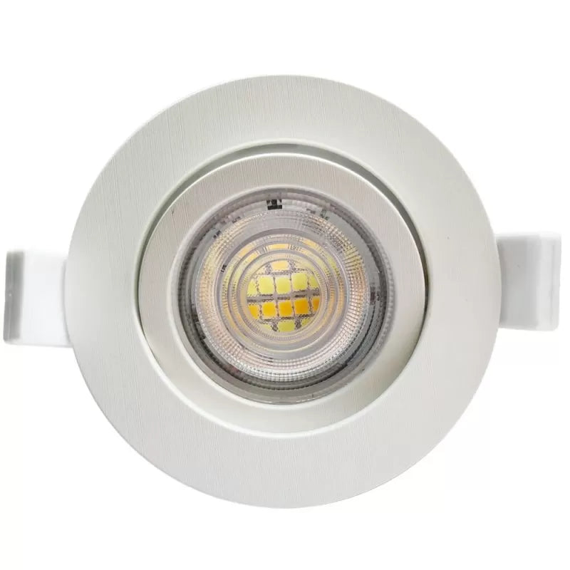 7W Recessed LED Downlight in White with OSRAM Chip 3 CCT - LED ceiling lighting