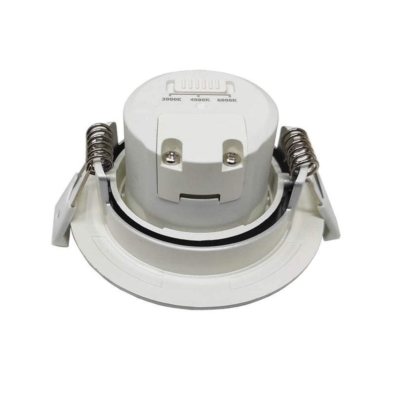 7W Round LED Downlight in Gold with OSRAM Chip 3 CCT - Flood & Spot Lights - Downlights