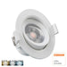 7W Round LED Spotlight with OSRAM Chip and selectable CCT - LED ceiling lighting - Ledex Lighting UK