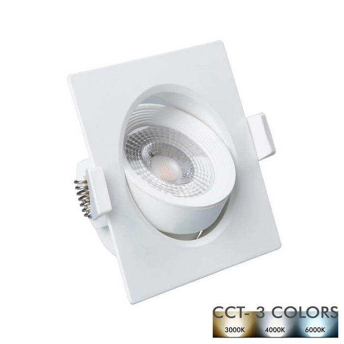 7W Square LED Downlight with OSRAM CHIP and selectable CCT - LED