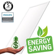 80W LED Panel 120x60cm with PHILIPS Driver 6000K - Ceiling Light Fixtures - Panels