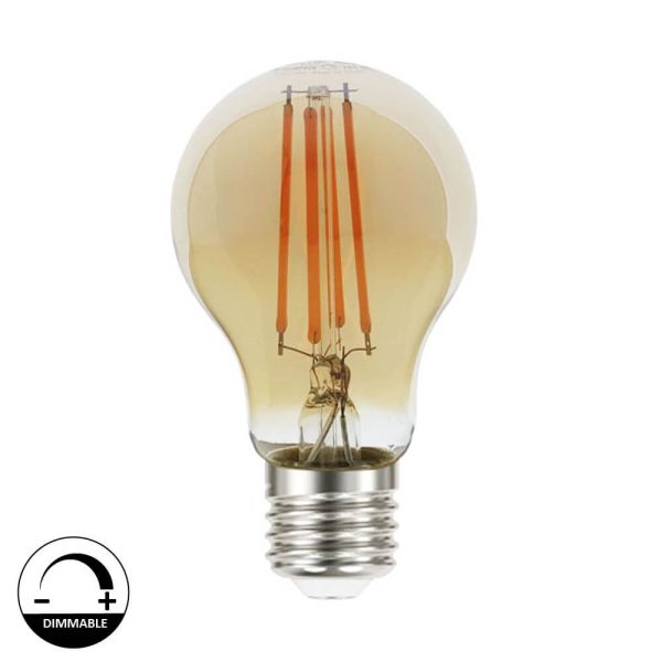 8W Dimmable E27 LED Filament Bulb 2200K - LED Light Bulbs - Lamps